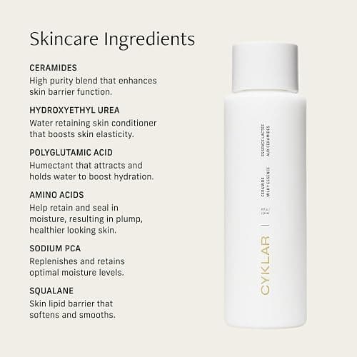 CYKLAR Ceramide Milky Essence – Unscented Body Lotion for Dry, Sensitive Skin – Lightweight Hydrating Ceramide Moisturizer for Skin Barrier with Polyglutamic Acid & Hydroxyethyl Urea - 8 fl oz thumbnail 6