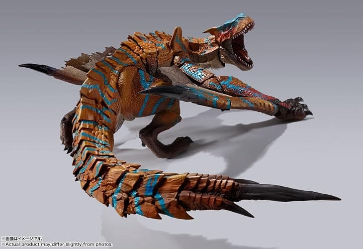 TAMASHII NATIONS - Monster Hunter Rise - Tigrex, Bandai Spirits S.H.MonsterArts Action Figure thumbnail 5