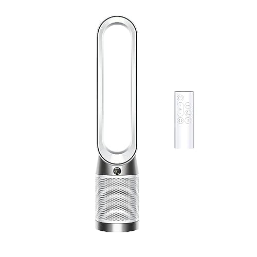 Dyson Purifier Cool PC1, HEPA Air Purifier Tower Fan, App and remote controlled, 350° oscillation, 10 levels, bladeless (White) - Image 1