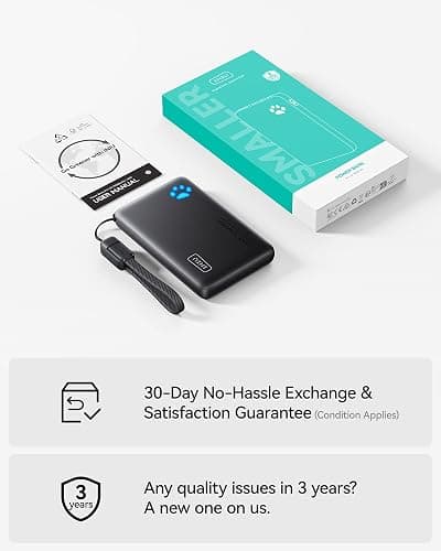 INIU Portable Charger, Ultra Slim 10000mAh 45W PD Power Bank, USB C in&Out Fast Charging Battery Pack, Travel Essential Phone Powerbank Compatible with iPhone 17 16 15 Samsung S22 S21 Google iPad etc thumbnail 7
