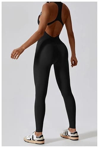 Combinaison de yoga KM - Combinaison de fitness - Vêtements de sport pour femme - Tenue de sport push-up thumbnail 2