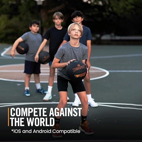 Spalding TF DNA Smart Basketball + 1 Yr App Subscription Bundle I iOS and Android Compatible I All Surface Material thumbnail 5