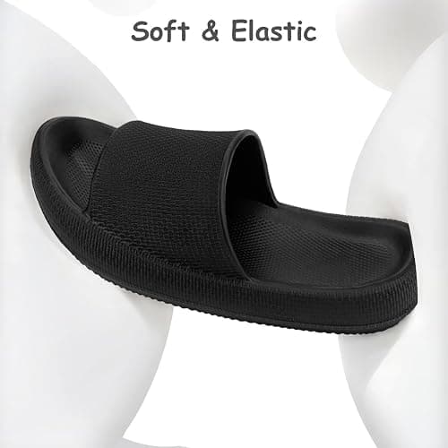 Cubufly Cloud Slides for Kids丨Boys Girls Shower Slippers Slip on Sandals丨Non-Slip Open Toe Pillow Slippers Sandals丨Quick Drying Summer Beach Pool Shoes thumbnail 8