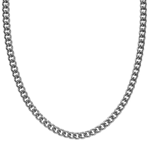 GLD Cuban Link Chain for Men and Women - Gold-Plated Micro Cuban Chain with Premium Storage Travel Pouch - Snatch-Proof Clasp, Sweat-Proof and Fade-Resistant - Lifetime Quality, Designed in Miami - Image 1