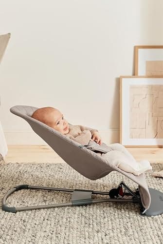 BabyBjörn Babywippe Bliss, Gewebt, Klassische Steppung, Sandgrau thumbnail 4