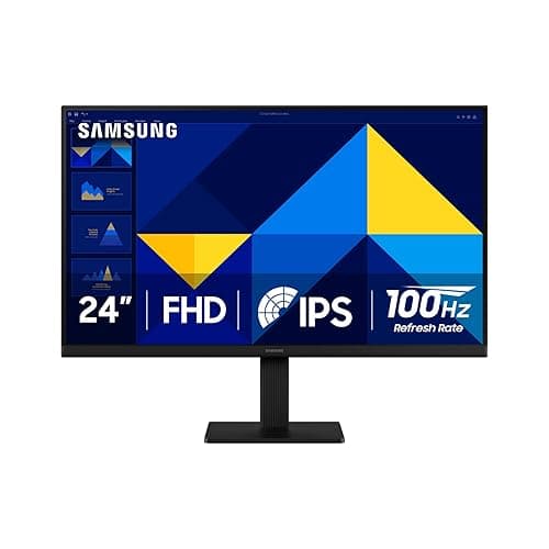 Samsung 24" (S30GD) Essential Monitor with IPS Panel and Tilt Only Stand, 100Hz Refresh Rate, Ergonomic Design, Advanced Eye Care, Game Mode, LS24D304GANXZA - Image 1