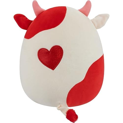 Squishmallows Original 12in Idris The Red and White Hearts Cow – Official Jazwares Valentine’s Day Plush (Medium-Sized) thumbnail 5