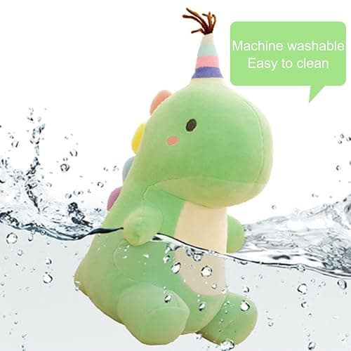 VHYHCY Stuffed Animal Plush Toys, Cute Dinosaur Toy, Soft Dino Plushies for Kids Plush Doll Gifts for Boys Girls (Green, 9 Inch) thumbnail 6