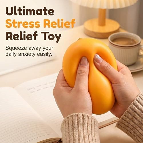Crunchy Mango Squishy, 2026 New Fast Rebound Chameleon Mango Stress Ball (green-1pcs) thumbnail 6