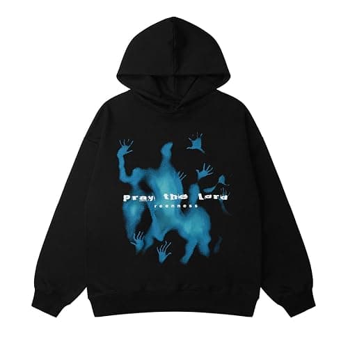POOPMOOM Y2k Hoodie Men Women Aesthetic Hoodies Grunge Emo Star Graphic Hoodies Oversized Pullover Hip Hop Streetwear - Image 1