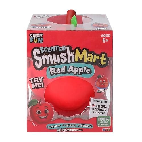 SmushMart Red Apple Scented Squishy Toy - Image 1