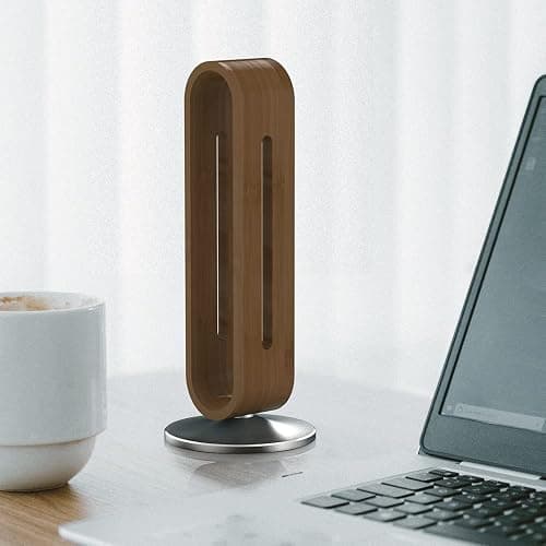 BRIMFORD Kopfhörer Ständer Holz Schreibtisch - U-Form Headset Halterung - Aluminium Gaming Kopfhörer Aufbewahrung - Universal für Sennheiser Bose Sony Airpods Max - Tisch Organizer Accessoire thumbnail 3