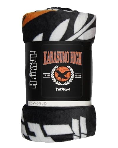 Haikyuu Manga Anime Blanket Haikyu Karasuno High Team Crows Plush Fuzzy Soft Throw Blanket thumbnail 4
