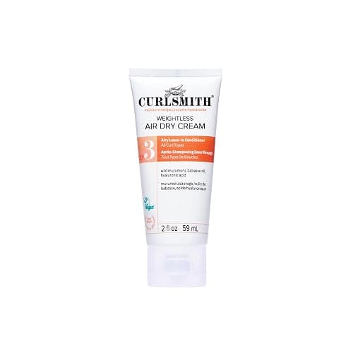 CURLSMITH Weightless Air Cream - Air Dry Curl Cream, Hydrating and Detangling, Best Leave-In for Dry Curly Hair, For All Curl Types, Vegan & Cruelty Free - Image 1