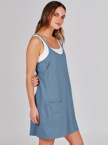 Athletic Romper Dress (Blue) thumbnail 5