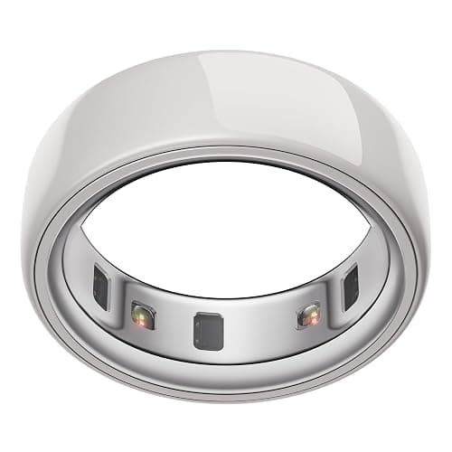 Oura Ring 4 - Ceramic Cloud - Size 4 - Smart Ring, Sleep, Activity, Women’s Health, AI Advisor, Up to 8 Days of Battery Life, Size Before You Buy, Android & iOS Compatible thumbnail 2