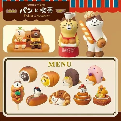 Super Cute Creative Cat Theme Mystery Box Figures, Surprise Mysterious Bag Random Action Figure Figurine Collectible Home Desk Car Decoration, Birthday Christmas New Year Gift, Bread Cat-1 Box thumbnail 6