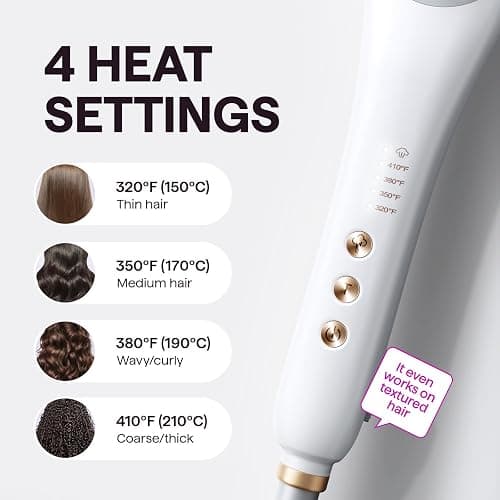 Wavytalk Pro Steam Hair Straightener Brush, Steamline Pro 3 in 1 Straightening Brush, Steam Reduces Damage, Nourishes Hair, and Expedites Straightening thumbnail 7