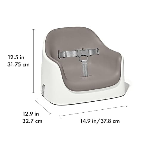 OXO Tot Nest Booster Seat with Removable Cushion, Taupe - Taupe thumbnail 2