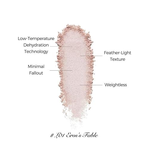 Flower Knows Little Angel Embossed Highlighter-Rosy Pearl Highlighter Powder,Dreamy Pink Shimmer,Long-Lasting Soft Ethereal Glow,Feather-Light,Soft Sculpting Velvet Finish(L01 Eros's Fable) thumbnail 2