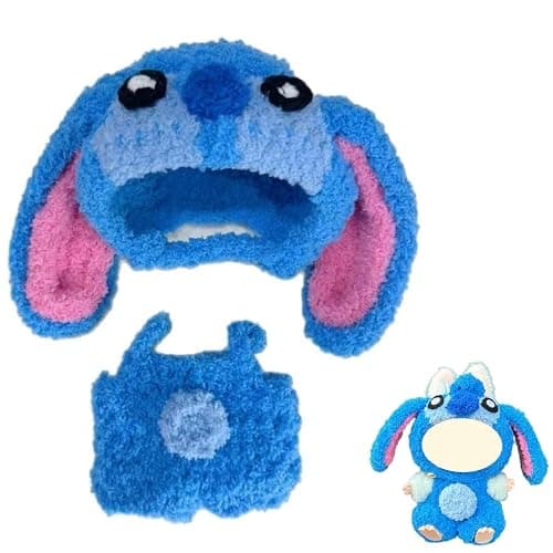 Clothes for Labubu, Cute Outfit for 17cm Labubu, Handmade Doll Onesie for Labubu Suit, Premium Doll Costume for Labubu Dress up Unique Style (Blue) - Image 1
