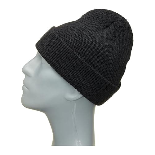 Blackrock Black Beanie Hat for Men and Women, Running, Lightweight, Skull Caps, Thermal Beanie, Winter Work Hat, Unisex - One Size thumbnail 6
