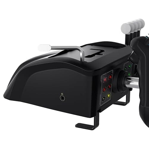 Turtle Beach VelocityOne Flight Universal Control System - Xbox Series X & Xbox Series S, Xbox One & Windows 10 & 11 PCs with Yoke Handle, Throttle Quadrant, Trim Wheel & Rudder Controls thumbnail 9