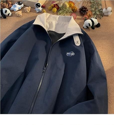 Hesaco Unisex Varsity Jacket, Letter Winter Jackets for Men and Women Streetwear Bomber Coats thumbnail 2