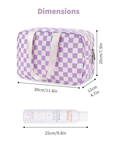 Full Size Toiletry Bag Large Cosmetic Bag Travel Makeup Bag Organizer for Women thumbnail 4