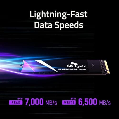 SK hynix Platinum P41 2TB PCIe NVMe Gen4 M.2 2280 Internal Gaming SSD, Up to 7,000MB/S, Compact SSD Form Factor - Solid State Drive with 176-Layer NAND Flash thumbnail 2