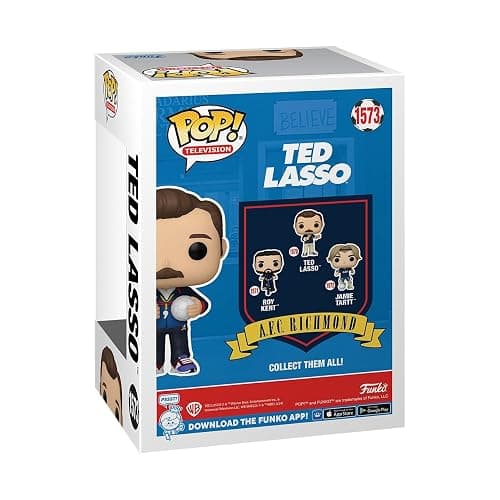 Funko POP! TV: Ted Lasso - Ted with Ball - Collectable Vinyl Figure - Gift Idea - Official Merchandise - for Kids & Adults - TV Fans - Model Figure for Collectors and Display thumbnail 3