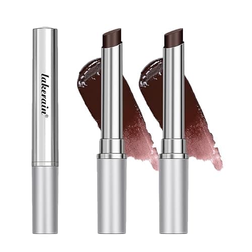 2Pcs Honey Lipstick Tinted Lip Balm,Lipstick for All Skin, Hydrating and Nourishing Tinted Lip Balm for Women(Black) - Image 1