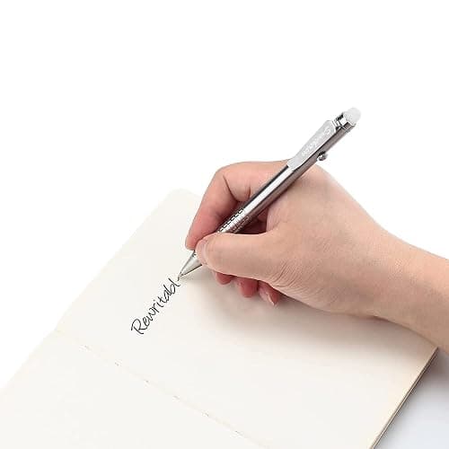 SMOOTHERPRO Bolt Action Pen, Stainless Steel Erasable Ballpiont Pen Compatible with Pilot FriXion Refill, EDC Pen for Writing, Natural(SSF010) thumbnail 7