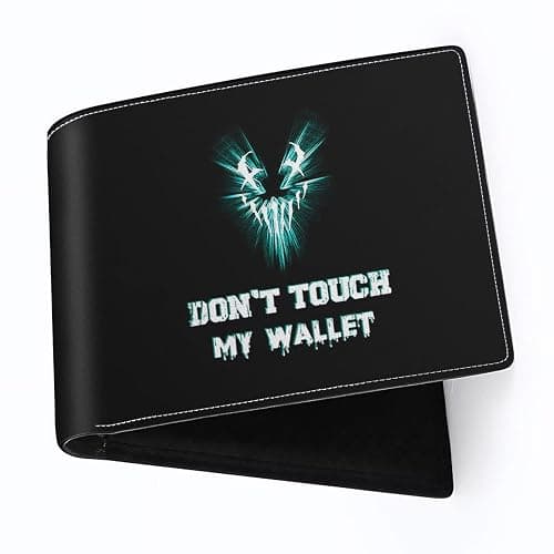 Teen Boys Cool Wallet Funny Leather Wallets Credit Id Card Cash Holder Black Rfid Blocking Zipper Cute Kawaii Aesthetic Wallets With Coin Pocket Id Window For Teen Boy Male Youth Guys Men Teenager thumbnail 8