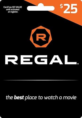 Regal Entertainment Gift Card - 25 - Traditional