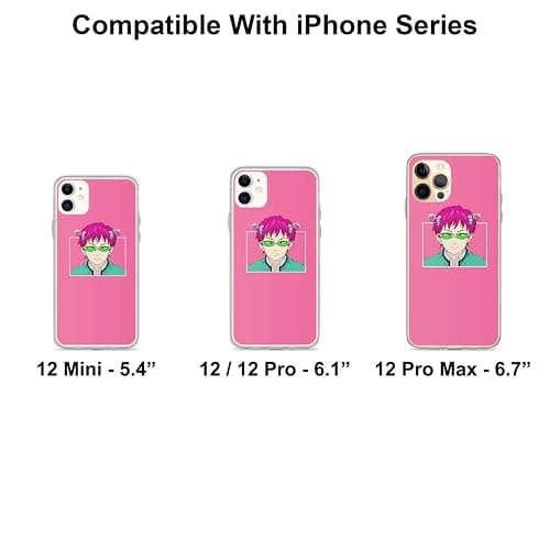 Saiki Kusuo Using His Powers Sticker Phone Case Compatible with iPhone 15 14 13 12 11 X Xs Xr 8 7 6 6s Plus Pro Max Transparent thumbnail 2