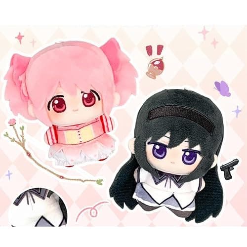 LUNK KanameMadoka Plush Figure Anime Akemi Homura Figure Cartoon Stuffed Doll Pendant Pillow Girl Figurine 10cm/3.94in thumbnail 5