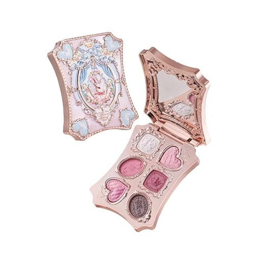 Flower Knows Lidschatten-Palette Bunny Garden Kollektion 6-Farben Hasengesicht-Palette Schimmer Matt Satin Makeup Kosmetik (C03) - Image 1