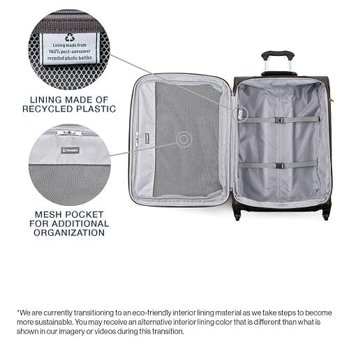 Travelpro Maxlite 5 Softside Luggage with Spinner Wheels, Medium 25-Inch thumbnail 4