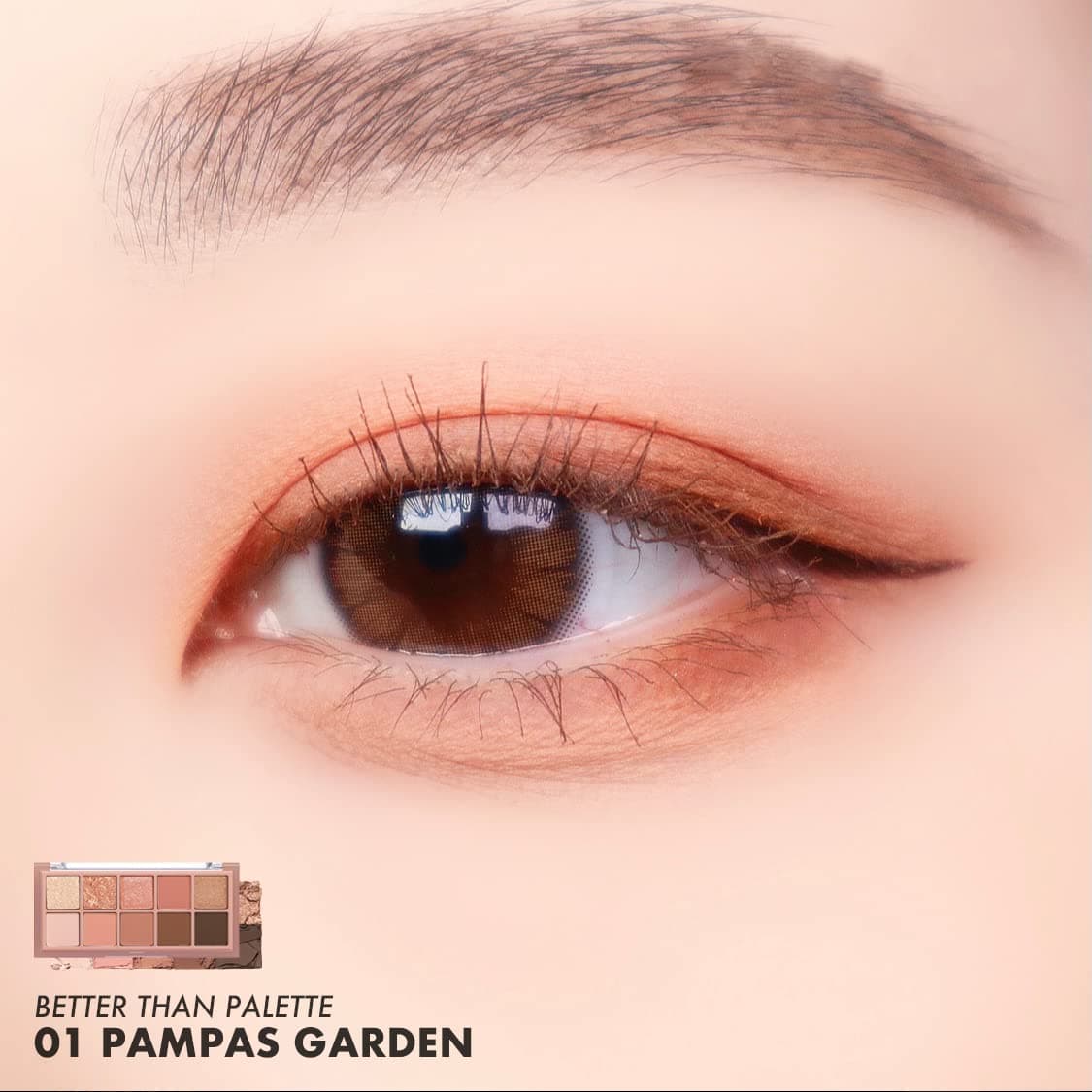 ROM&ND - Paleta de Sombras 01 Pampas Garden con 10 Tonos Mate y Brillantes thumbnail 8