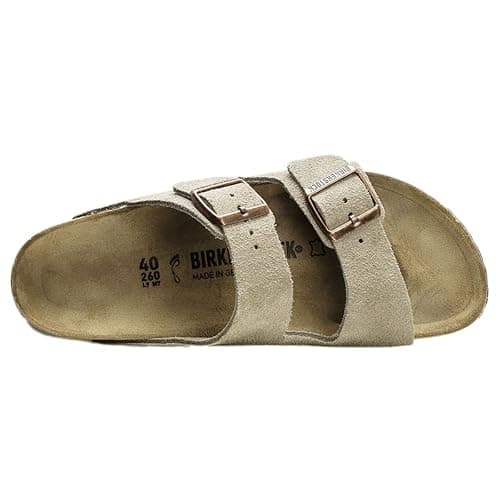 Birkenstock Womens Arizona Suede Taupe - 37 (US Men's 4.0-4.5; Wmn's 6.0-6.5) B(M) US thumbnail 3
