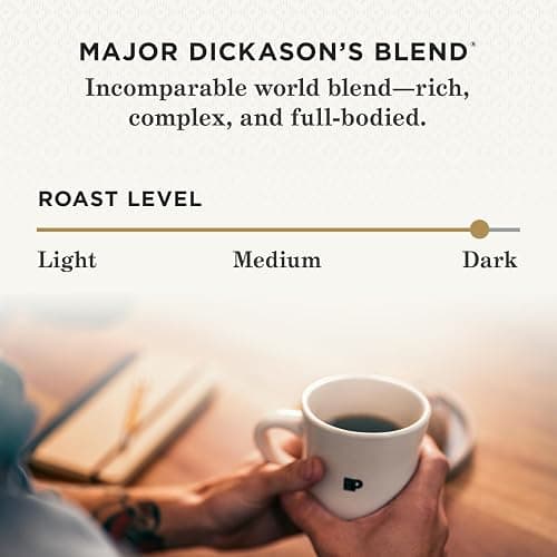 Peet's Coffee, Dark Roast Keurig K-Cup Pods - Major Dickason's Blend 75 Count (1 Box of 75 Pods) thumbnail 3