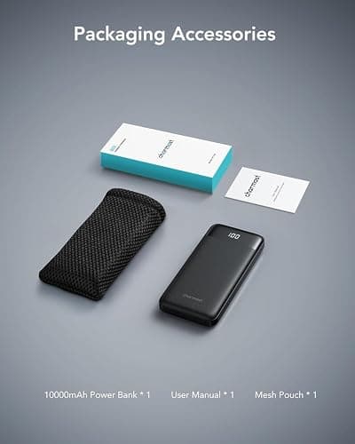 charmast Portable Charger Power Bank with Reinforced Built-in 4 Cables | 10000mAh,6 Outputs 3 Inputs,Travel Essentials,Carry-on Only,3A Fast Charging Portable Phone Charger for iPhone Samsung Pixel thumbnail 8