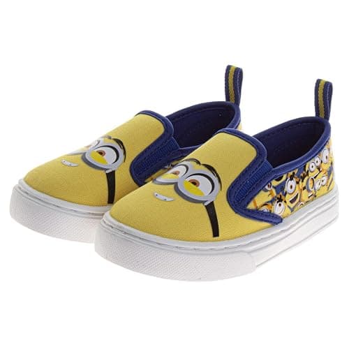 Kids Character Slip-On Canvas Shoes Sesame Street, Mickey Mouse, Spider-Man, Paw Patrol, Spongebob and Minions Casual Everyday Sneakers for Boys & Girls 5-10 Toddler 11-13 Little Kid 1-4 Big Kid thumbnail 4
