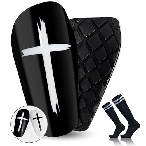 TOMIYO Shin Guards Soccer Kids Youth Adults, Child Calf Protective Gear for 4-6 Years Old Shin Pad with Soccer Socks - Image 1