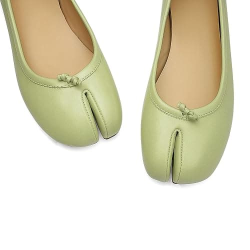 POYOIOR Tabi Shoes Women Split Toe Shoes Wide Width Ballet Flats Comfort Casual Work Shoes for Women Office thumbnail 8