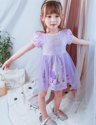 4T Dressy Daisy Princess Dress Halloween Costumes Fancy Party Birthday Summer Dresses for Toddler & Little Girls thumbnail 6