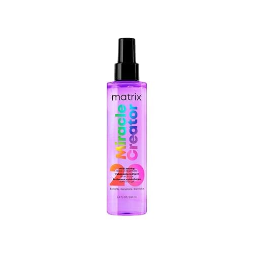 Matrix Miracle Creator Leave-In Conditioner Spray| Moisturizing, Detangling, Frizz Control Treatment| Heat Protectant| Natural, Curly, Damaged Hair| Sulfate Free - 6.8 Fl Oz (Pack of 1) - Image 1