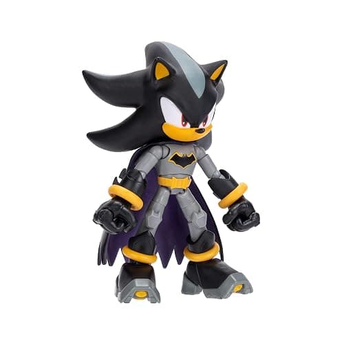 DC X Sonic Collectable Action Figures Shadow as Batman, Tails as Cyborg, Knuckles as Superman Featuring Highly Articulation Figures with Dynamic Posing thumbnail 16