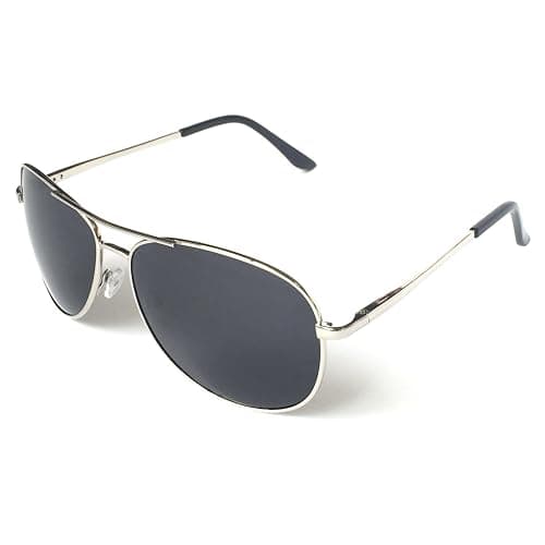 J+S Premium Military Style Classic Aviator Sunglasses, Polarized, 100% UV protection for Men Women - Image 1